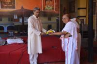 Santoor vaadan by Pt. Gurunandan Padukone; Tabla: Dr. Santosh Chandavarkar (Pic Courtesy: Shri Dinesh Karkal)